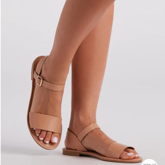 WINDSOR Basic Strap Sandals NWT - Picture 3 of 6